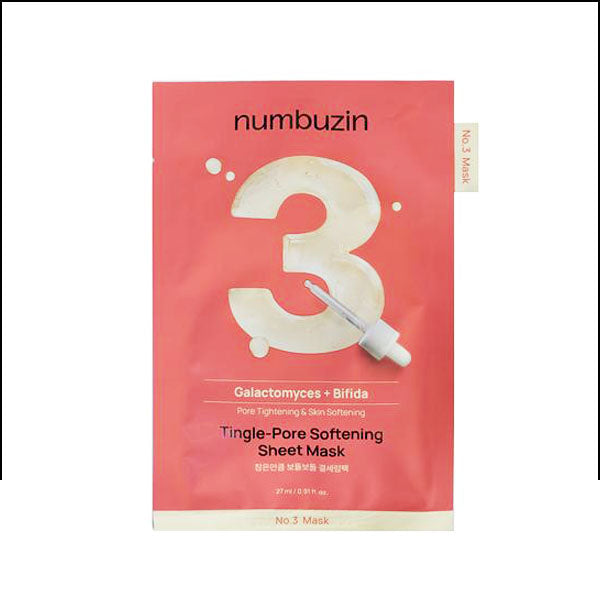 Numbuzin No.3 Tingle-Pore Softening Sheet Mask
