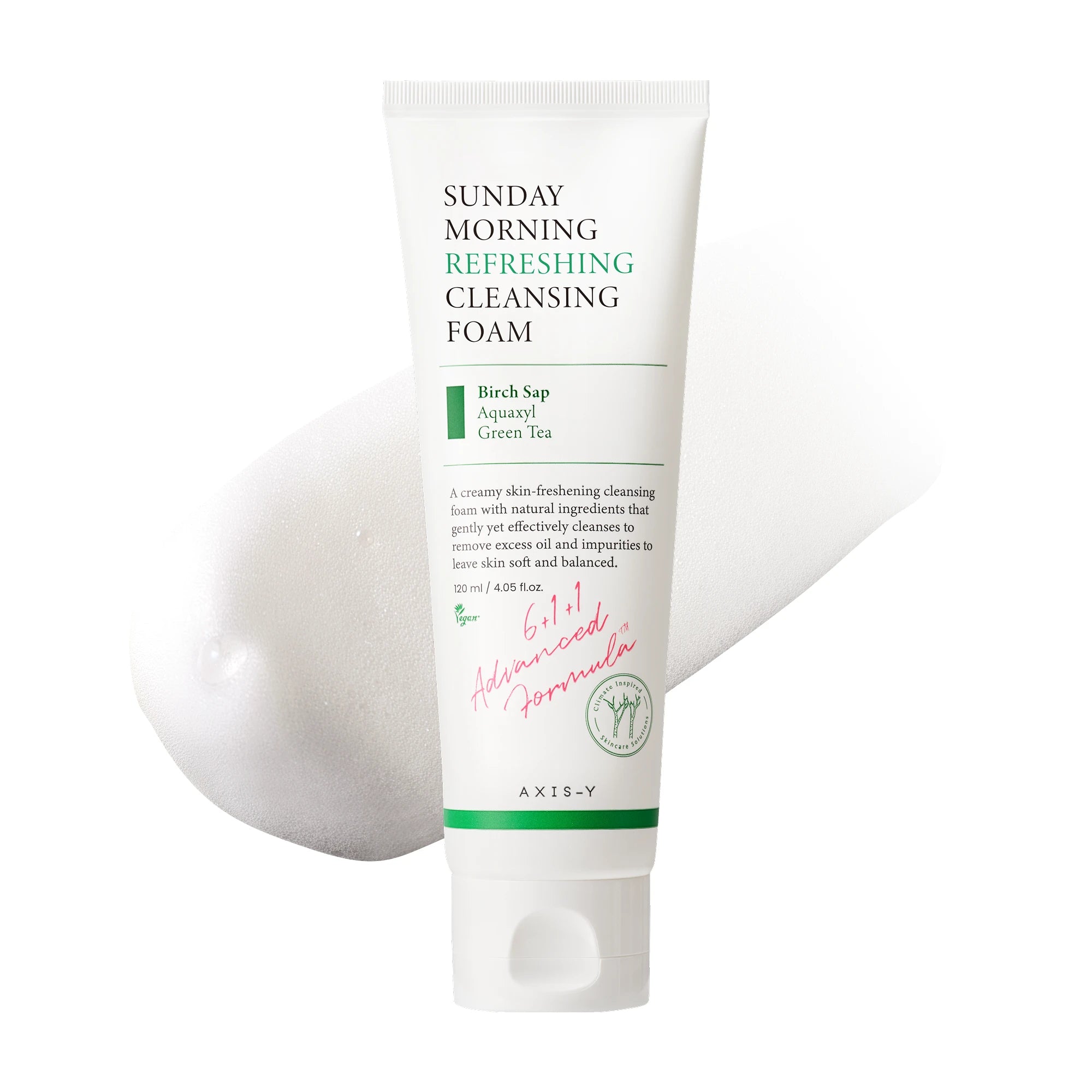 Axis-Y Sunday Morning Refreshing Cleansing Foam 120ml