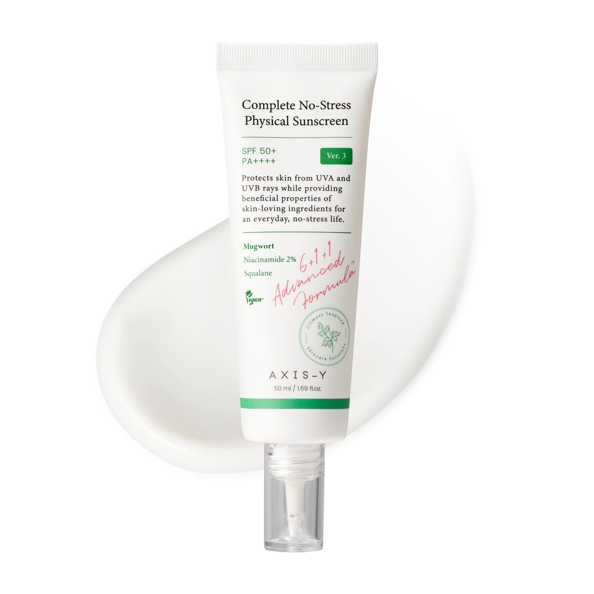 Axis-Y Complete No-Stress Physical Sunscreen 50ml