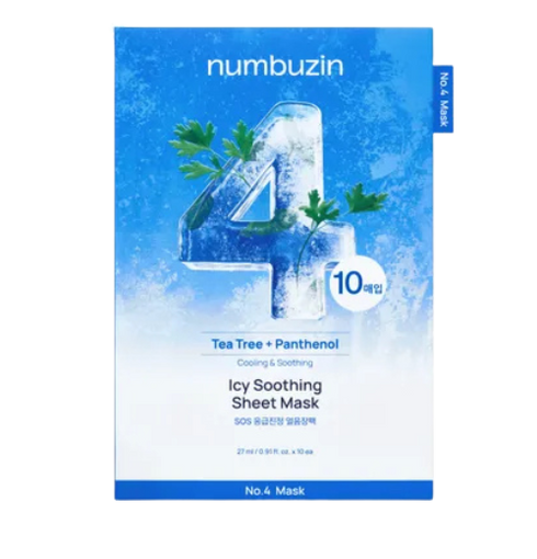 Numbuzin No.4 Icy Soothing Sheet Mask (1ea)