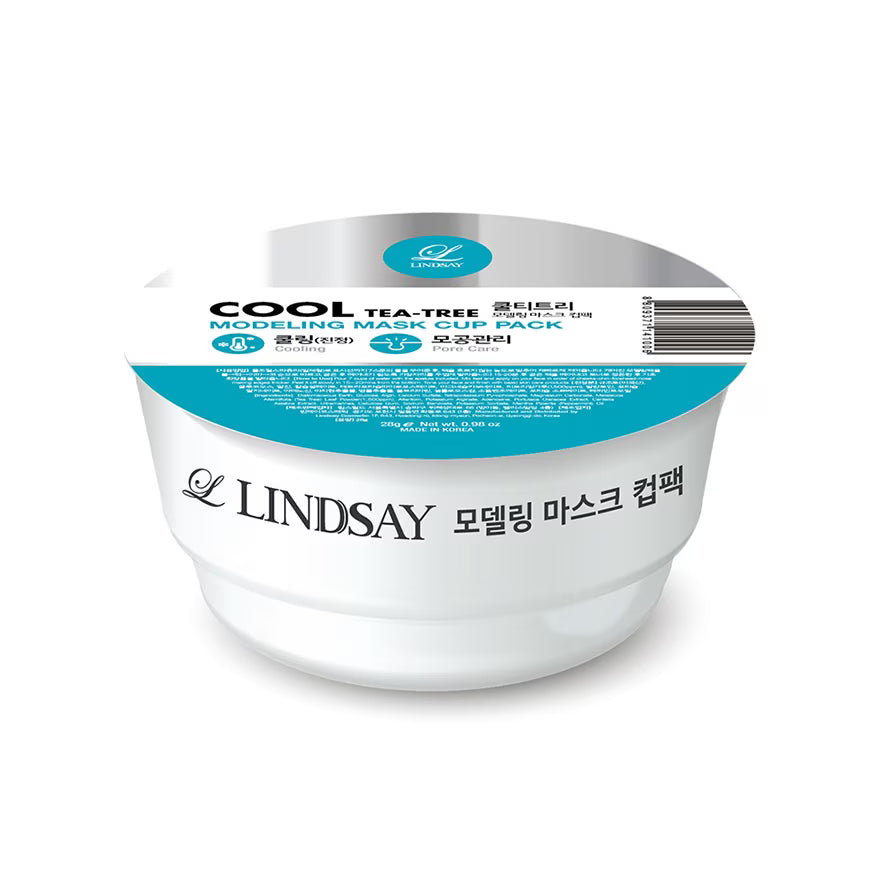 Lindsay Cool Tea Tree Modeling Mask Cup Pack 28g