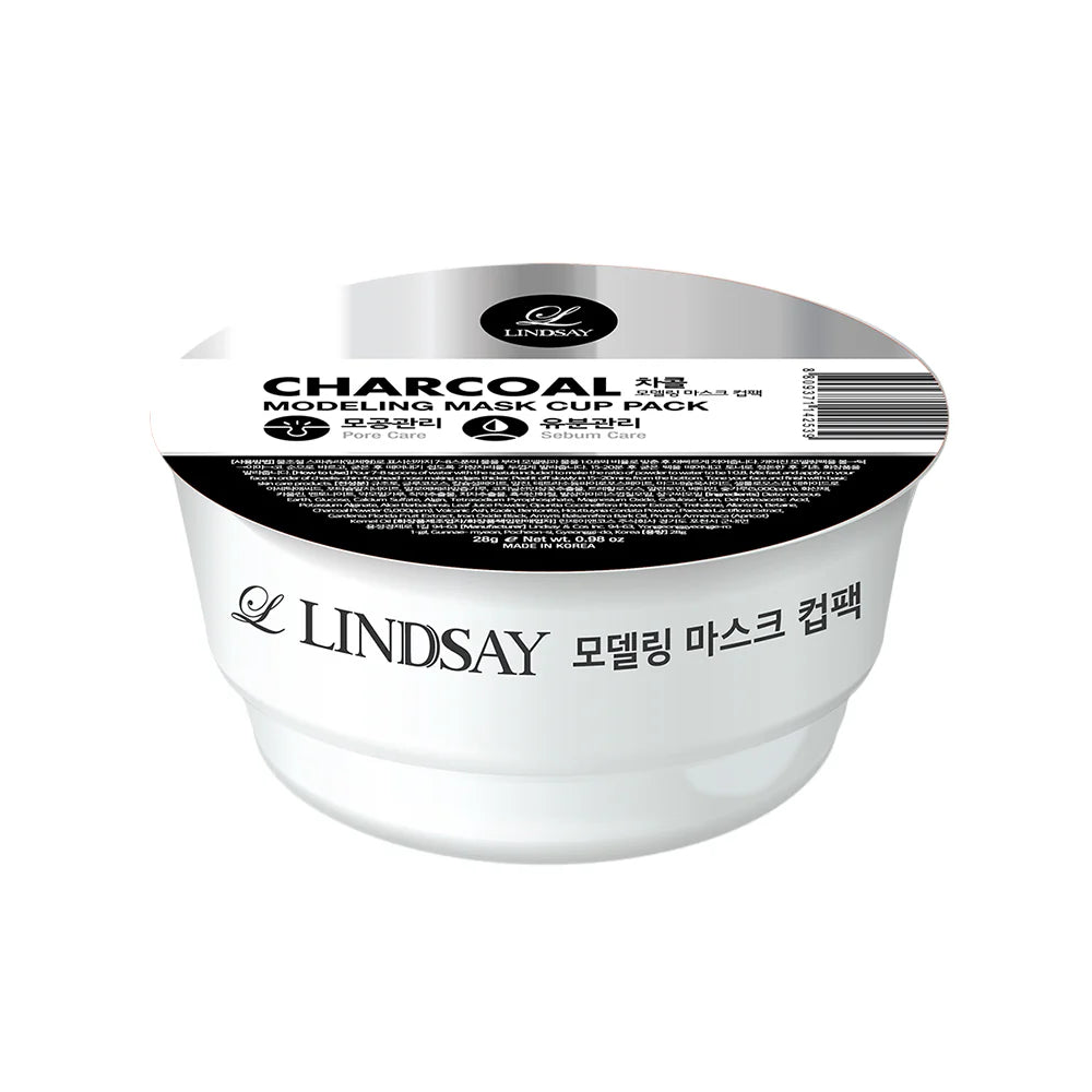 Lindsay Charcoal Modeling Mask Cup Pack 28g